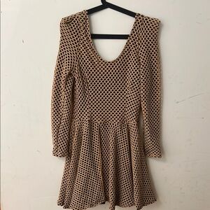 Rue 107 New York Fit and Flare Stretchy‎ party Dress with Bishop Sleeves size 1X